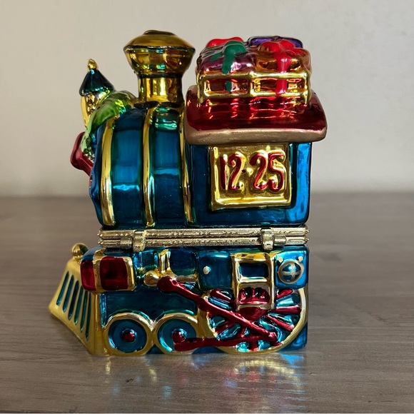 MR. CHRISTMAS Animated TRAIN Porcelain Music Box God Rest Ye Merry Gentleman - Picture 4 of 12
